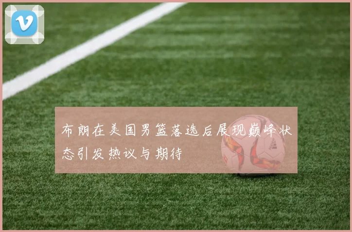 布朗在美国男篮落选后展现巅峰状态引发热议与期待